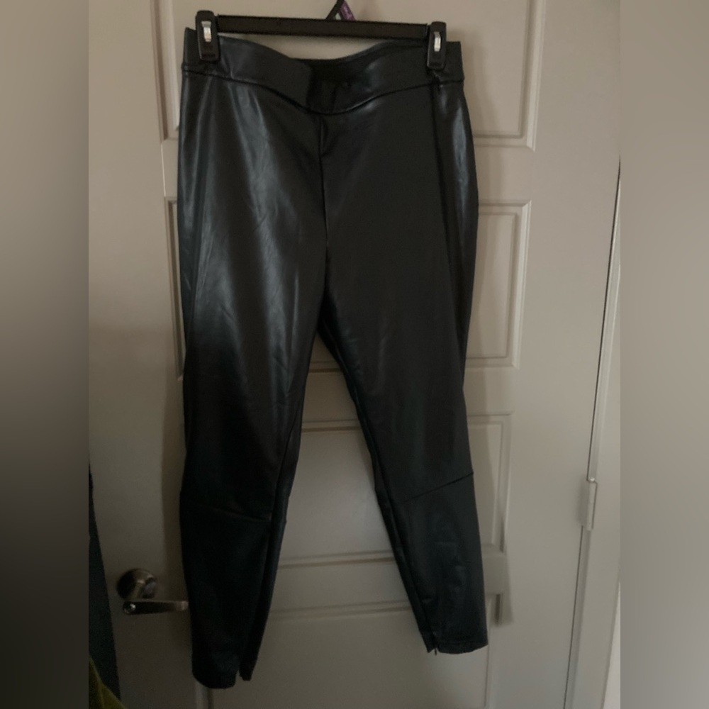 Black Faux Leather Leggings XXL